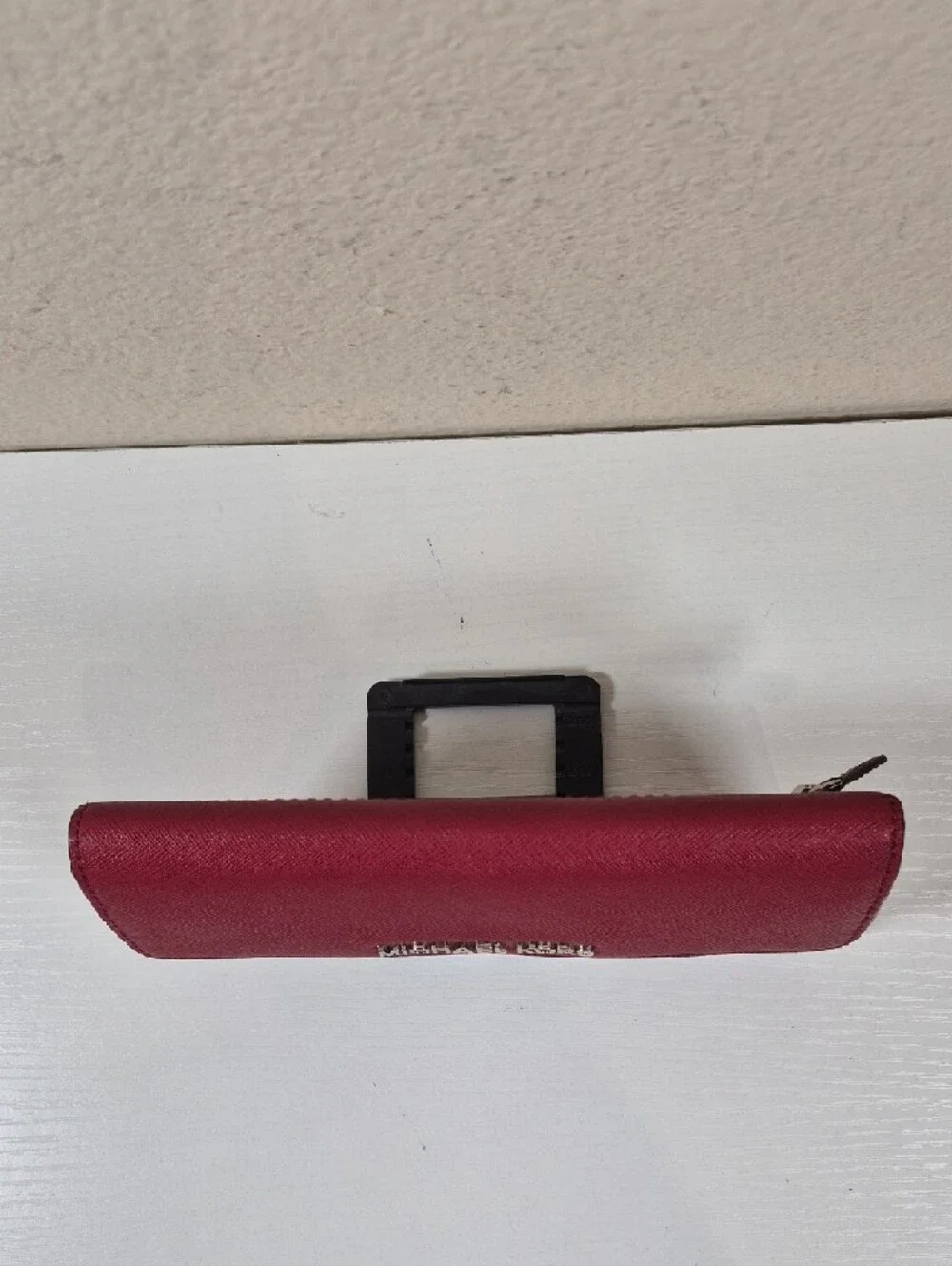 Michael Kors Wine Red Saffiano Leather Wallet